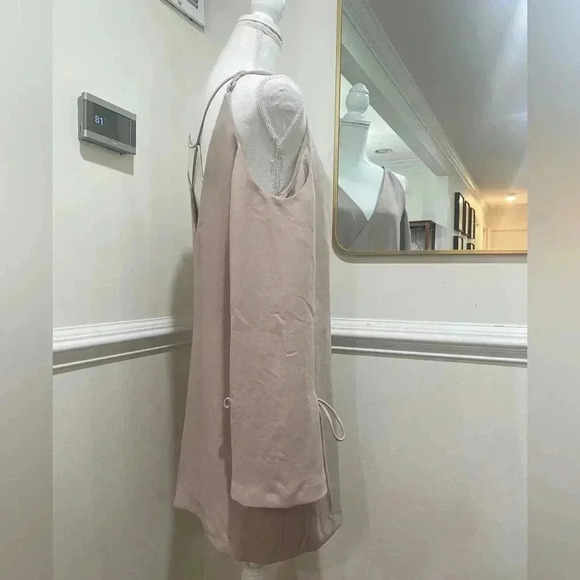 IRO Lebeca Cold Shoulder Shift Dress In Pink Sz 8 - Picture 4 of 7